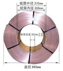 Rustproof Copper Coated Tire Bead Wire High Tensile 2300mpa , 0.96mmΦ